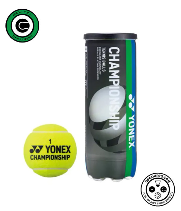 Yonex Championship Tennis Ball 3 Ball Can Of Courts