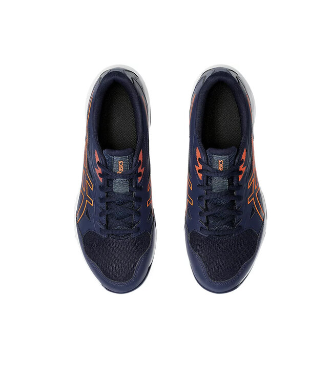 Asics Gel Rocket 11 Men's Indoor Shoe 2 E Wide - Peacoat/Shocking Orange @ Lowest Price