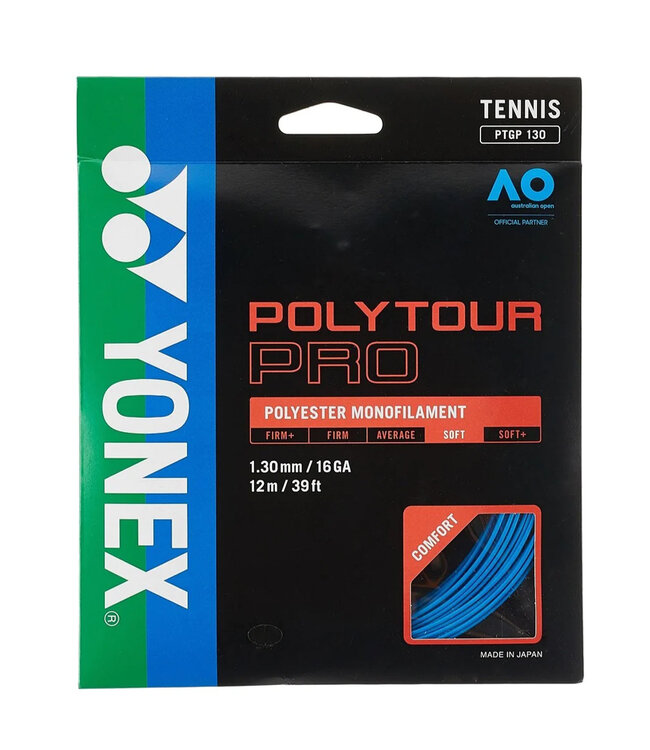 Yonex PolyTour Pro 130 Tennis String - Blue