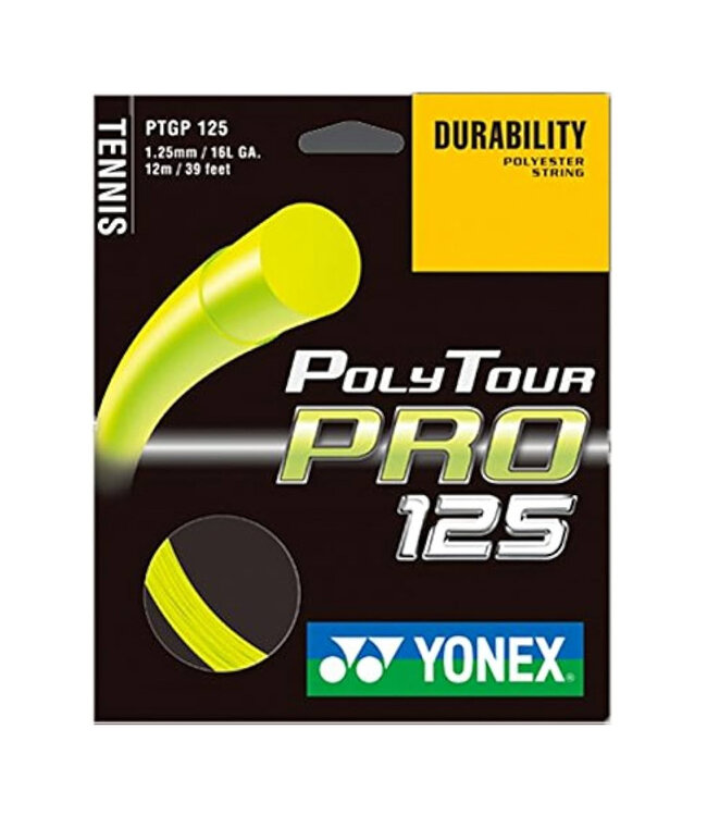 Yonex PolyTour Pro 125 Tennis String - Yellow