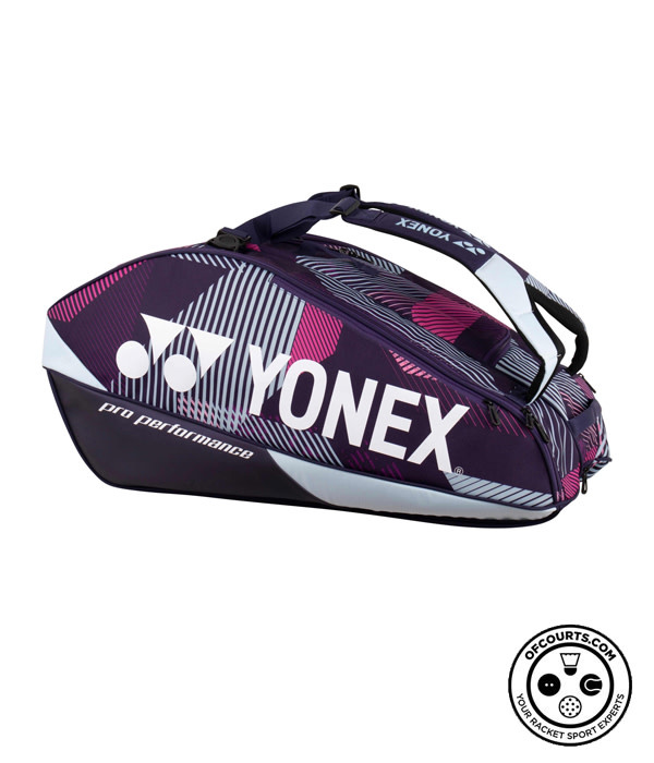 Yonex 92429 Pro Racket Bag 9 Pack (2024) - Grape - Of Courts