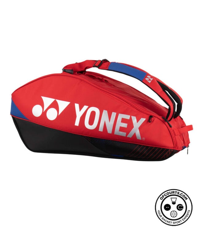 Yonex 92426 Pro Racket Bag 6 Pack (2024) - Scarlet