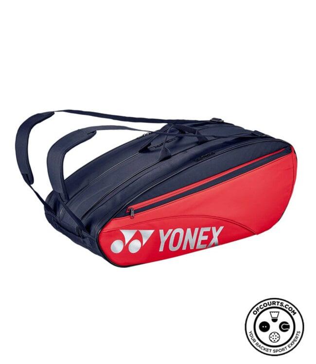 Yonex Team Racket 9 Pack Tennis Bag - Scarlet