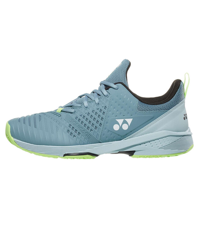 Yonex Power Cushion Sonicage 3 Wide Men's Tennis Shoe - Smoke Blue