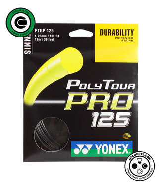 Yonex PolyTour Pro 125 Tennis String - Graphite