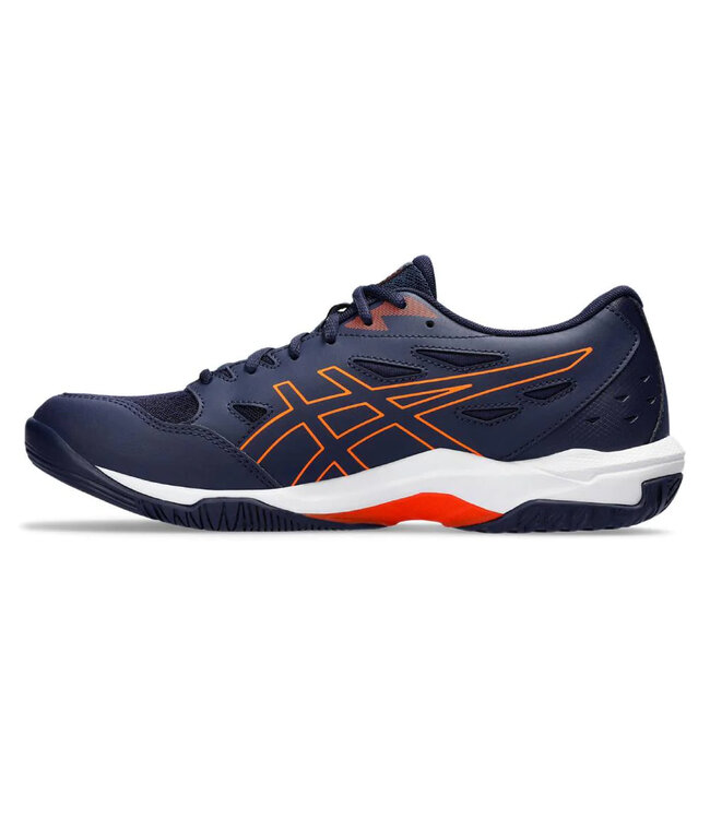 Asics Gel Rocket 11 Men's Indoor Shoe - Peacoat/Orange @ Lowest Price