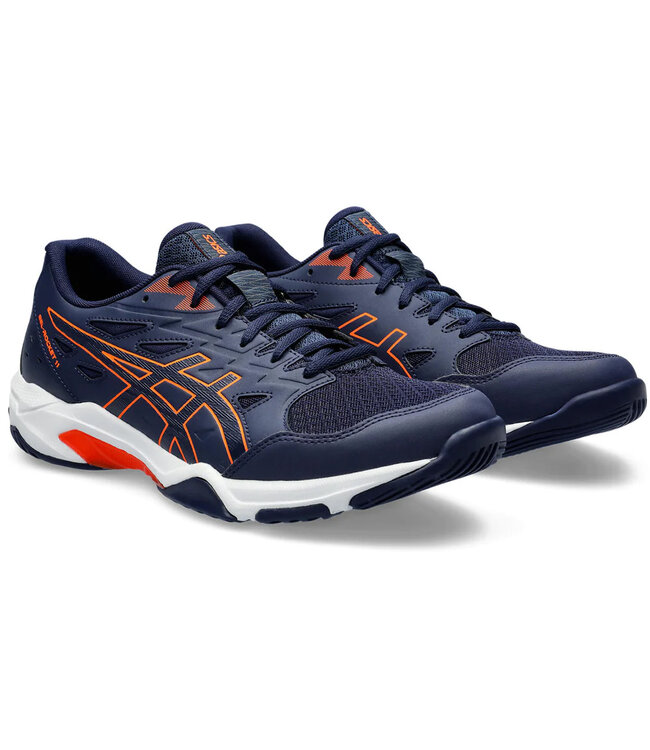 Asics Gel Rocket 11 Men's Indoor Shoe - Peacoat/Orange @ Lowest Price
