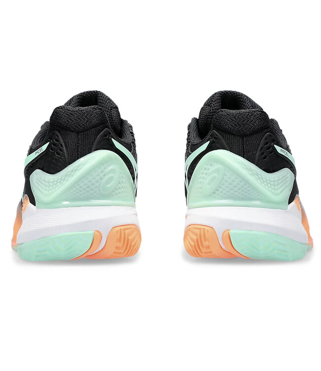 Asics Gel Resolution 9 Women's Padel Shoe - Black/Mint Tint