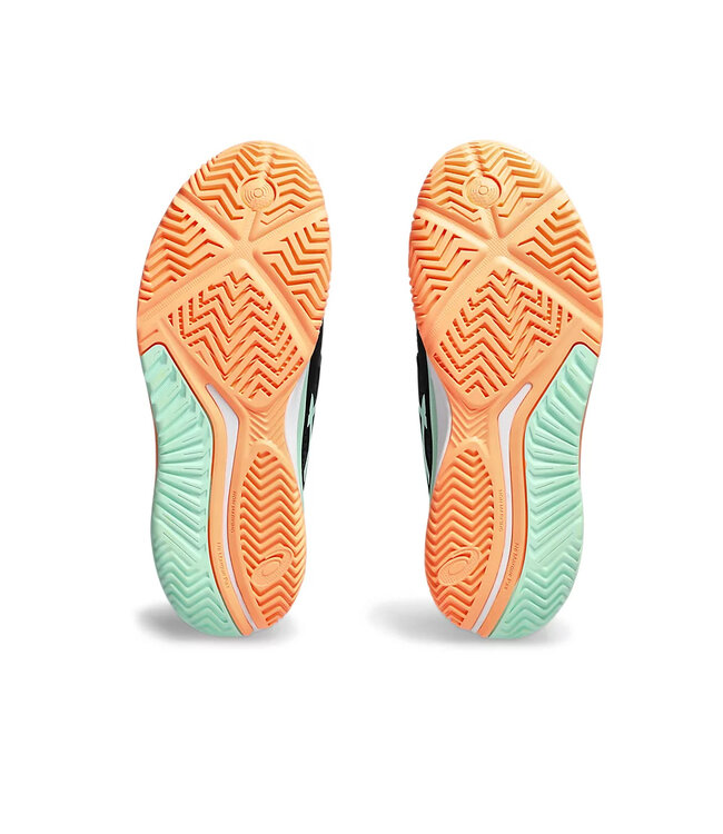 Asics Gel Resolution 9 Women's Padel Shoe - Black/Mint Tint