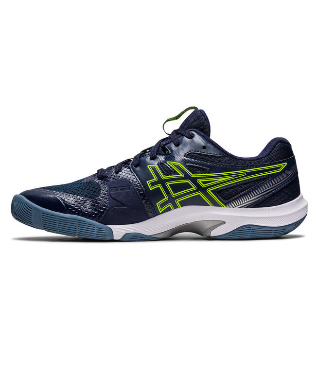 Asics Gel Blade 8 Men's Indoor Shoe - Midnight/Hazard Green