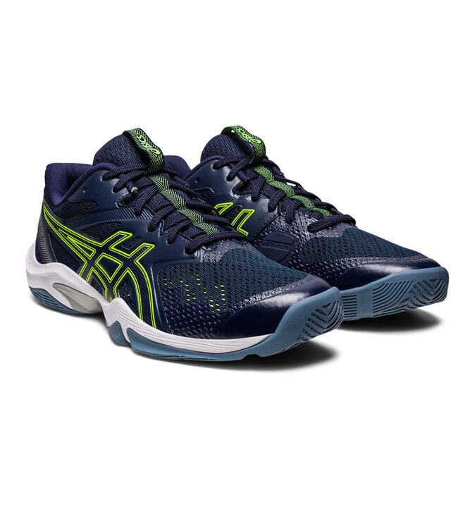 Asics Gel Blade 8 Men's Indoor Shoe - Midnight/Hazard Green