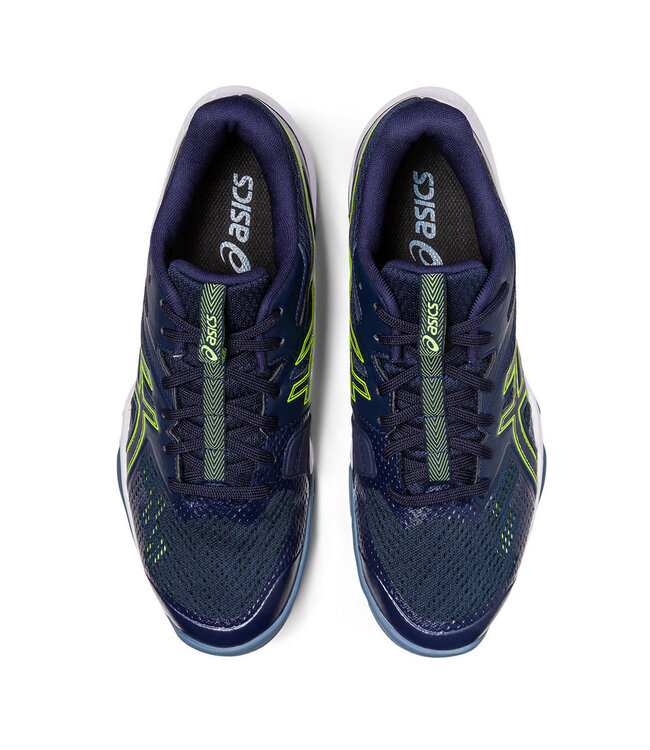 Asics Gel Blade 8 Men's Indoor Shoe - Midnight/Hazard Green