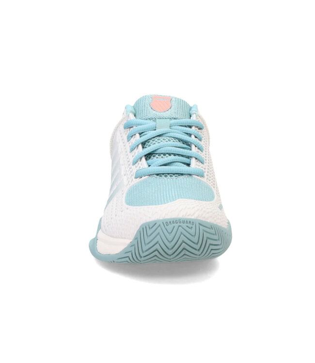 K-Swiss Express Light Women's Pickleball - Blanc de Blanc/Nile Blue