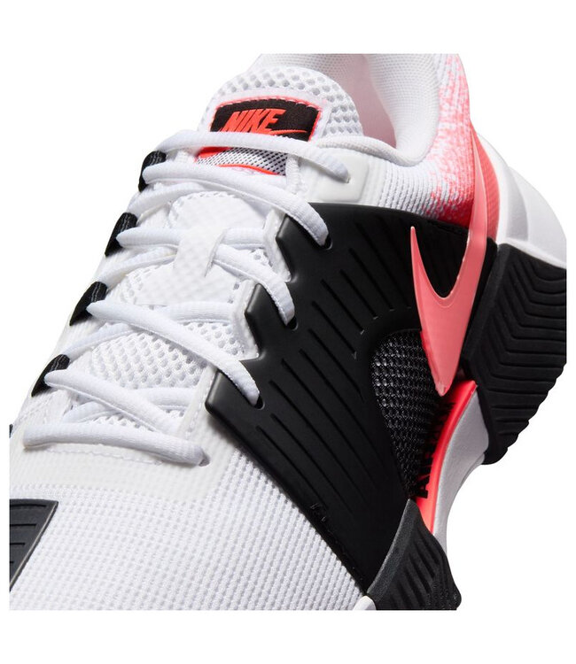 NIke Zoom GP Challenge 1 Men's Tennis Shoe - White/Hot Lava