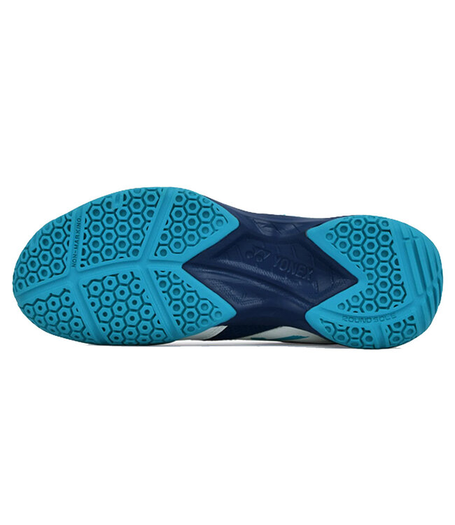 Yonex Power Cushion SHB39 Junior Badminton Shoe - White / Blue