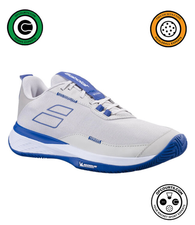 Babolat SFX Evo AC Men's Tennis Shoe - Beige/Blue
