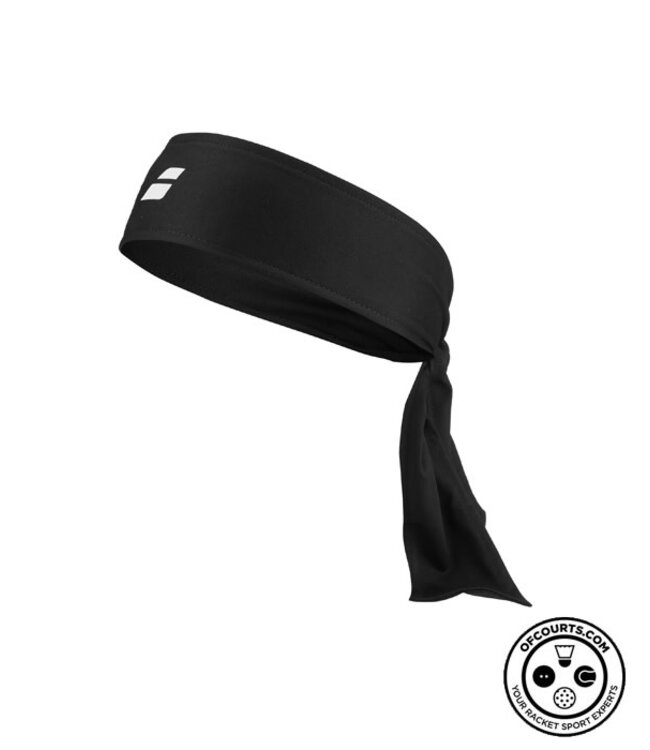 Babolat Logo Head Tie II - Black/White