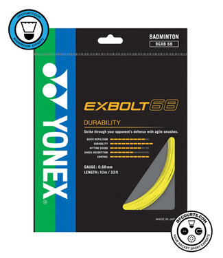 Yonex Exbolt 68 Badminton String - Yellow