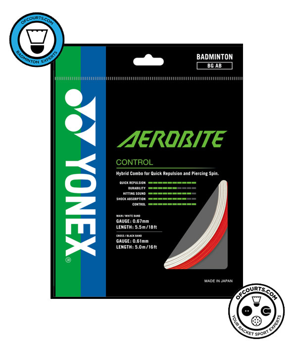 YONEX AEROBITE 赤 ガット CONTROL YONEX AEROBITE 赤 ガット CONTROL