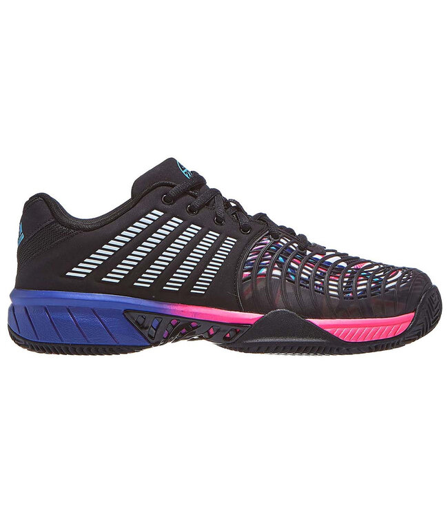 K-Swiss Express Light 3 Padel Men's Shoe - Black/True Blue/Neon