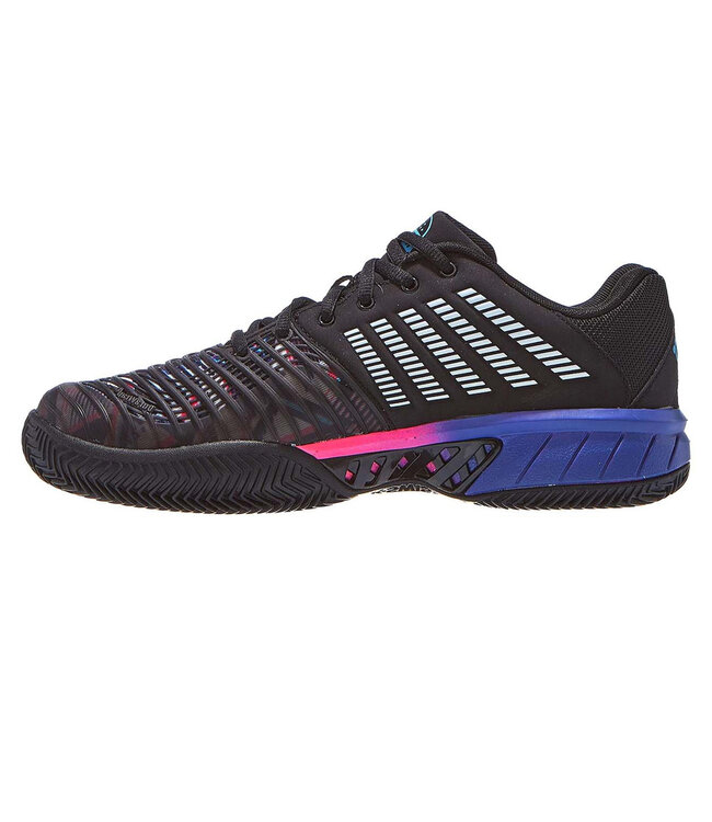 K-Swiss Express Light 3 Padel Men's Shoe - Black/True Blue/Neon