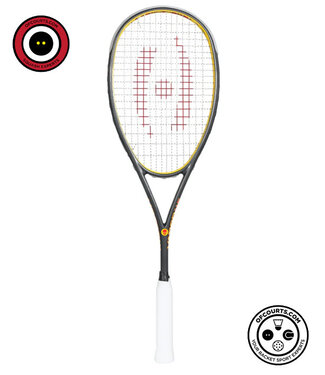harrow Vapor Misfit 115 Squash Racquet - Grey/Yellow/Red