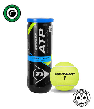 Dunlop ATP Championship Extra Duty Tennis Balls - 3 Balls