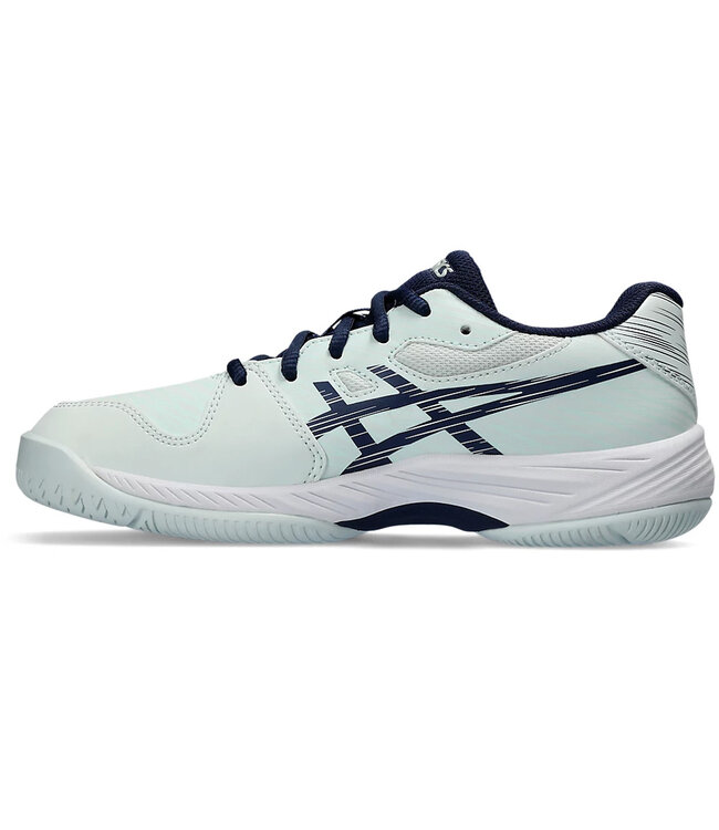 Asics Gel Game 9 GS Junior Tennis Shoe - Pale Mint/Blue Expanse