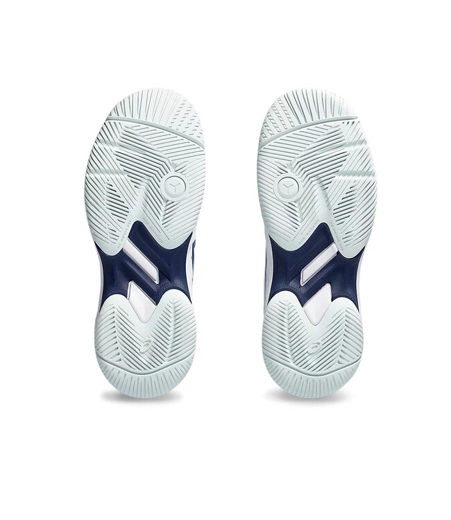 Asics Gel Game 9 GS Junior Tennis Shoe - Pale Mint/Blue Expanse