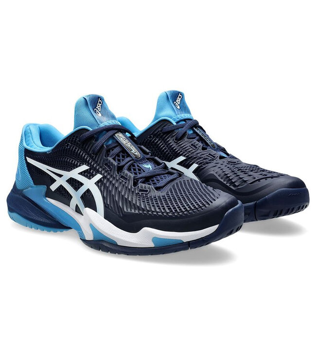 Asics Court FF 3 Novak Men's Tennis Shoe - Blue Expanse/White