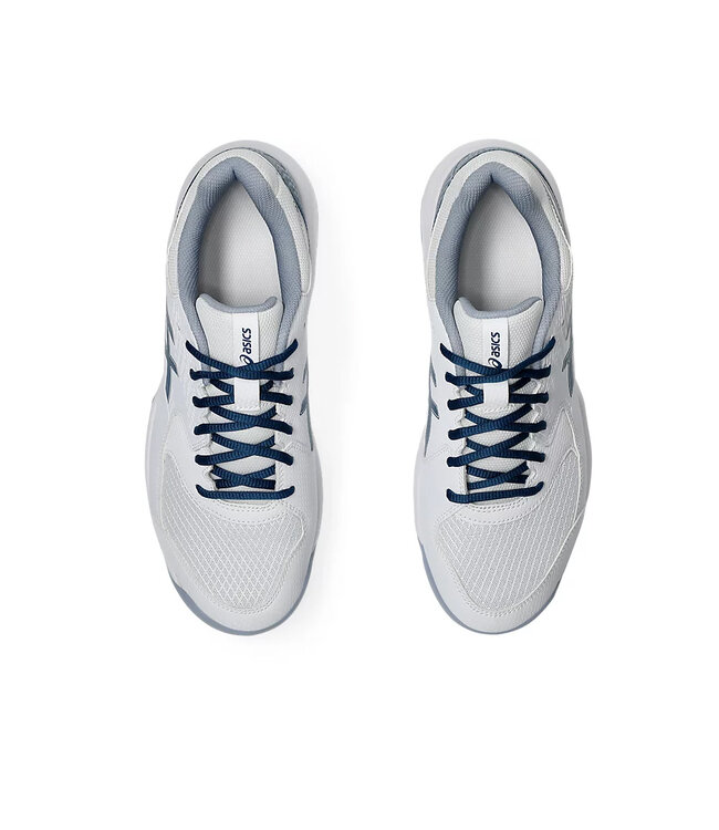 Asics Gel Dedicate 8 Wide Men's Tennis Shoe - White/Mako Blue @ Lowest Price