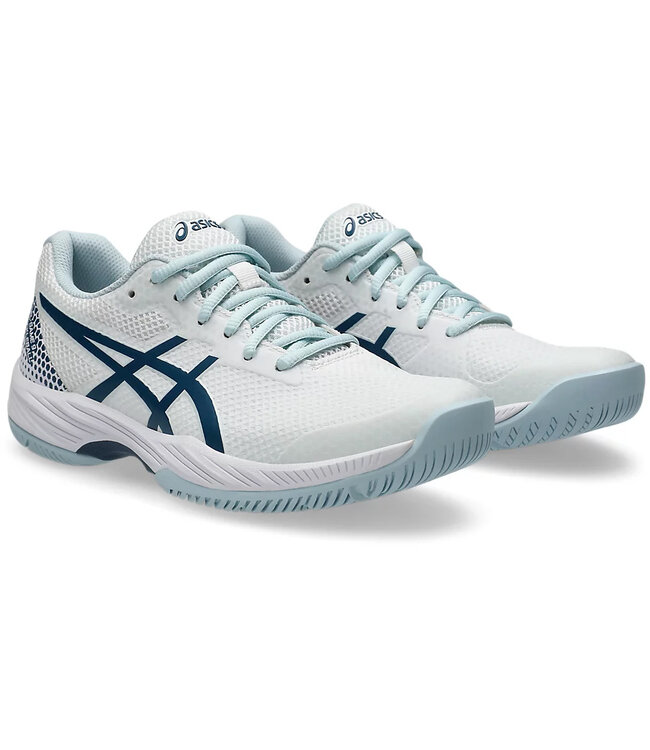 Asics Gel Game 9 Pickleball Women's Shoe - White/Vintage Indigo