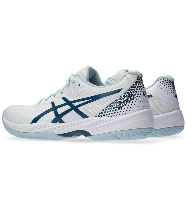 Asics Gel Game 9 Pickleball Women's Shoe - White/Vintage Indigo