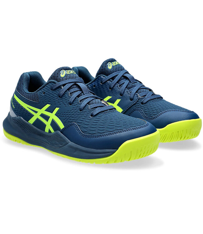 Asics Gel-Resolution 9 GS Junior - Mako Blue/Safety Yellow