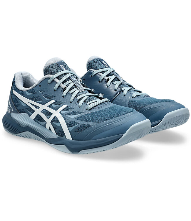 Asics Gel Tactic 12 Men's Indoor Shoe - Vintage Indigo/White @ Lowest Price
