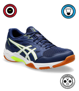 Asics Gel-Rocket 11 Men's Indoor Shoe - Blue Expanse/Safety Yellow