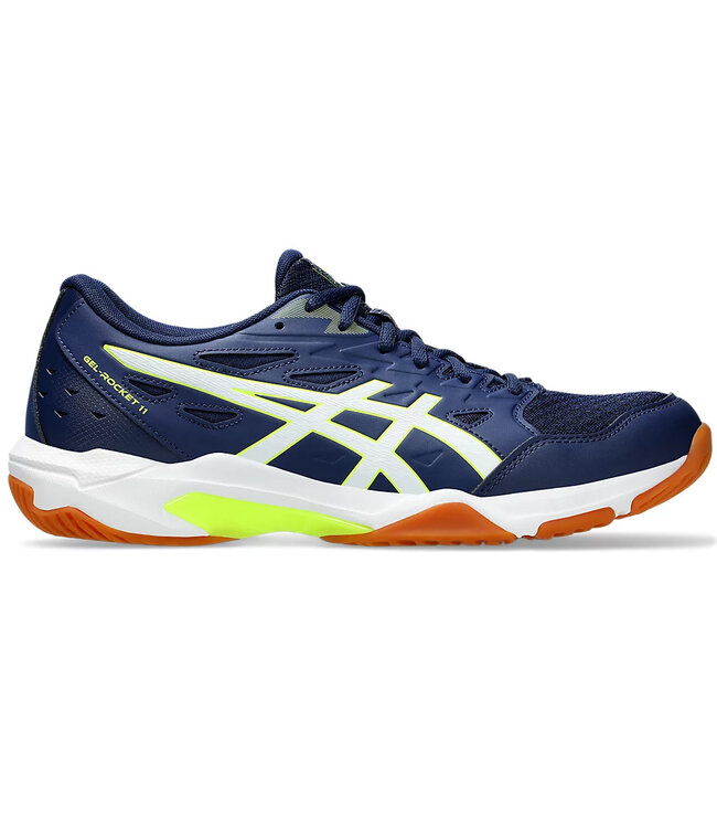 Asics Gel-Rocket 11 Men's Indoor Shoe - Blue Expanse/Safety Yellow @ Lowest Price