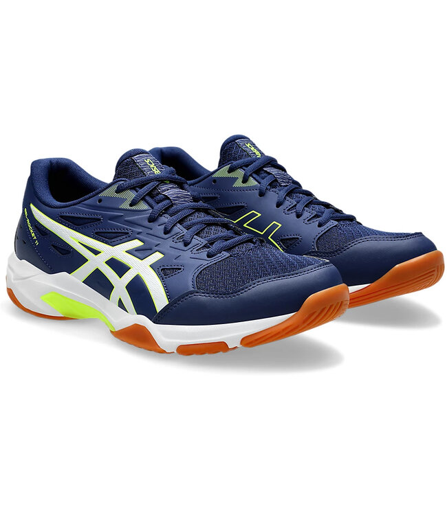 Asics Gel-Rocket 11 Men's Indoor Shoe - Blue Expanse/Safety Yellow @ Lowest Price