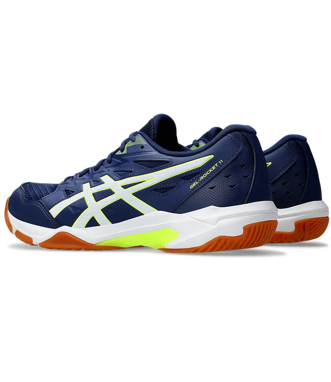 Asics Gel-Rocket 11 Men's Indoor Shoe - Blue Expanse/Safety Yellow @ Lowest Price