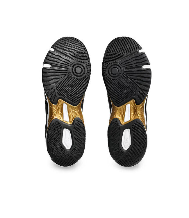 Asics Gel Rocket 11 Wide Men's Indoor Shoe - Black/Pure Gold @ Lowest Price