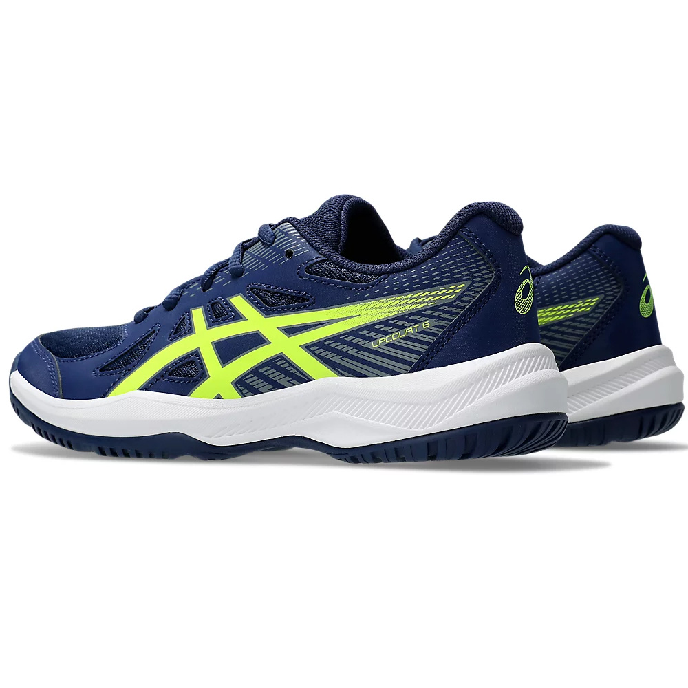 Asics Upcourt 6 GS Junior - Blue Expanse/Safety Yellow - Of Courts