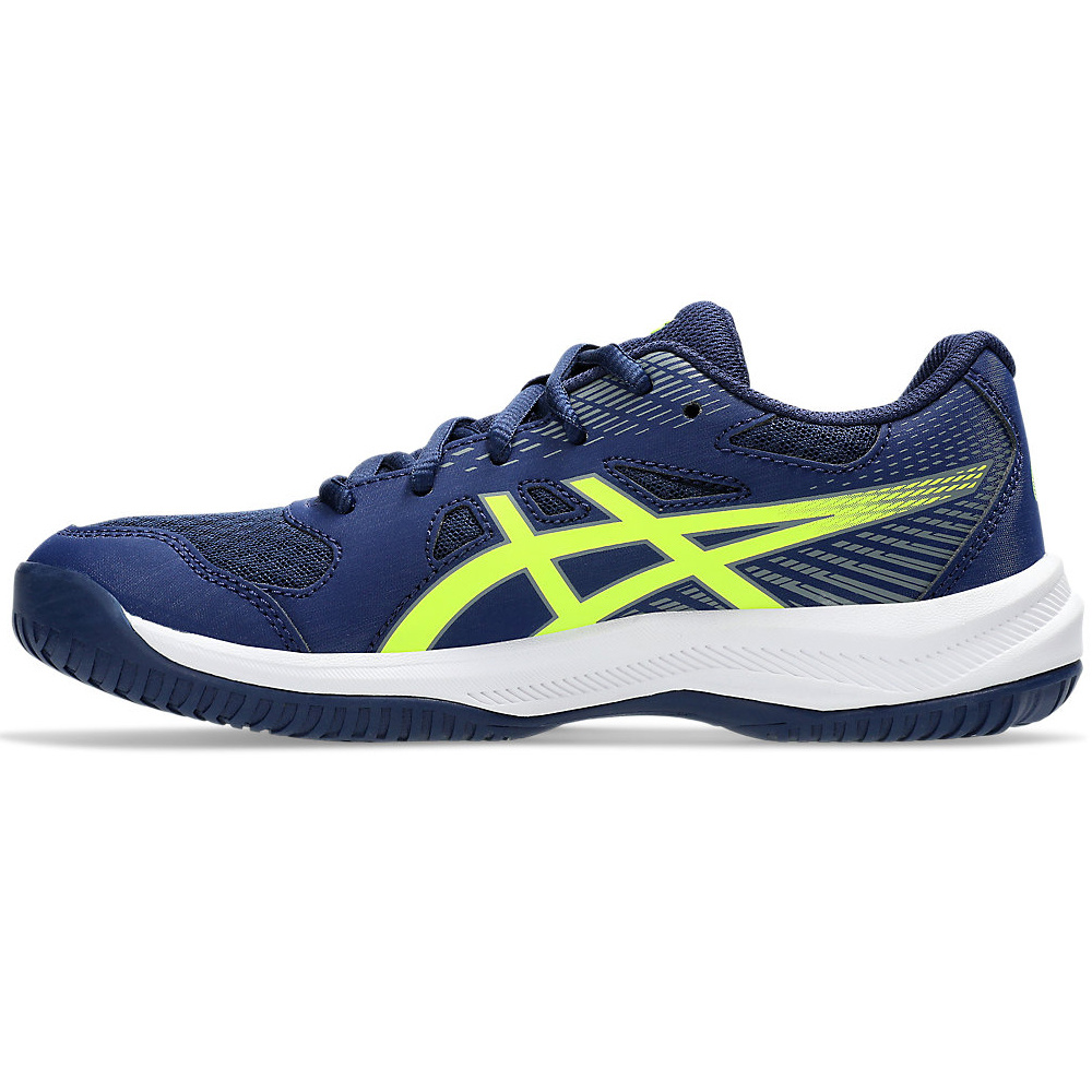 Asics Upcourt 6 GS Junior - Blue Expanse/Safety Yellow - Of Courts