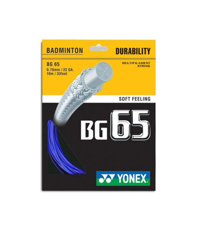 Yonex BG 65 Badminton String Royal Blue