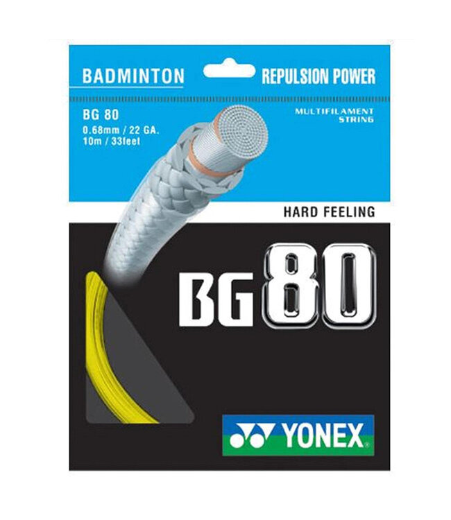 Yonex BG 80 Badminton String Yellow