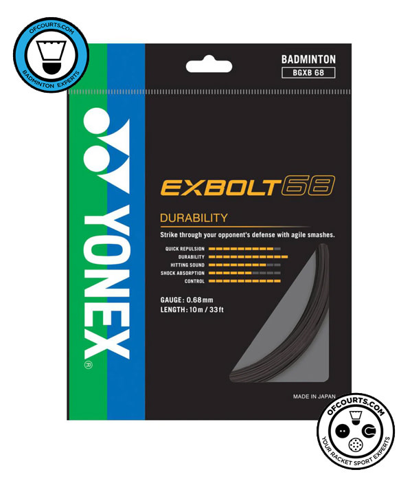 YONEX ヨネックス バドミントンガット・ストリング EXBOLT 68