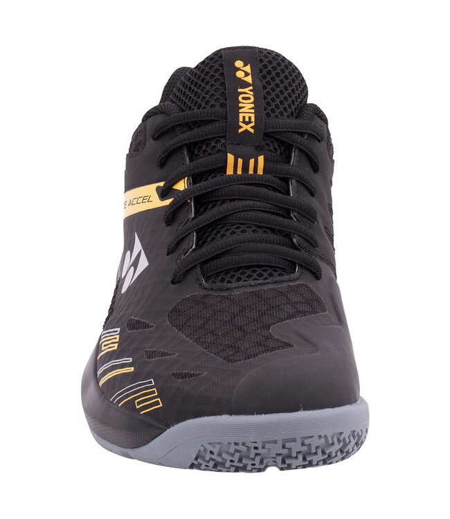 Yonex Power Cushion Cascade Accel WIDE Men's Indoor Shoe - Black/Orange