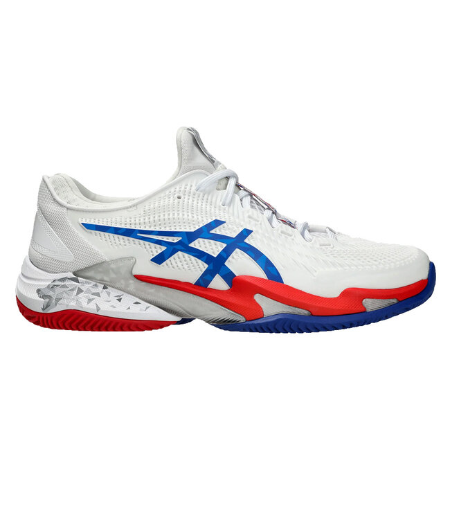 Asics Court FF 3 Novak Men's Tennis Shoe - White/Asics Blue