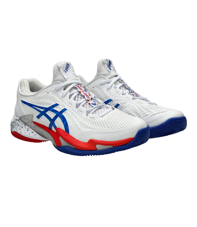 Asics Court FF 3 Novak Men's Tennis Shoe - White/Asics Blue