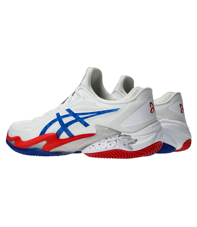 Asics Court FF 3 Novak Men's Tennis Shoe - White/Asics Blue
