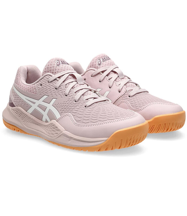 Asics Gel Resolution 9 GS Junior Tennis Shoe - Watershed Rose/White